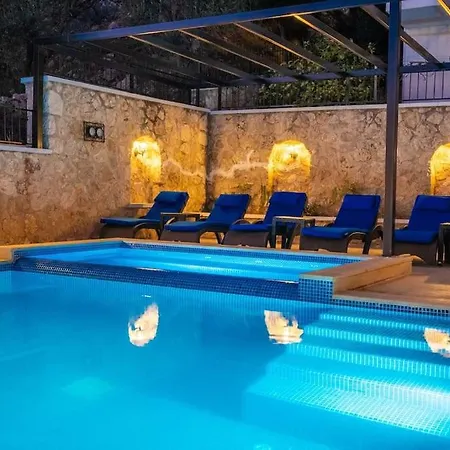 Вилла Fantastic Kalkan With Heated Infinity Pool & Amazing Sea Views