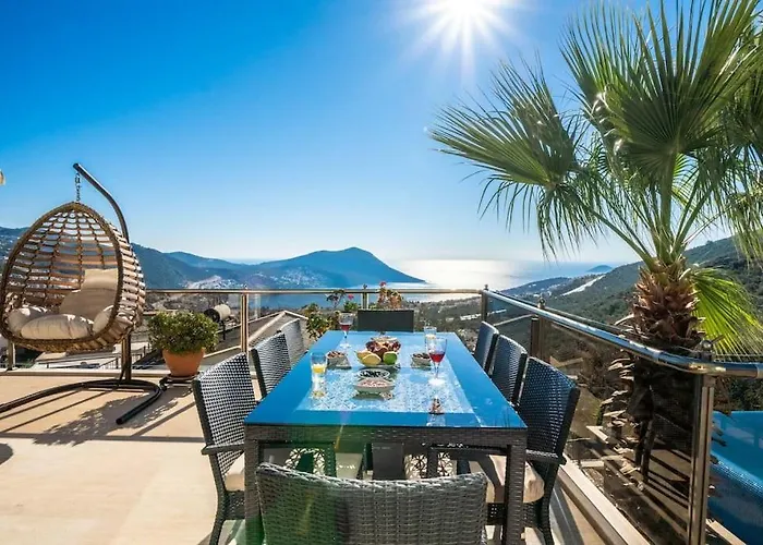 Fantastic Kalkan With Heated Infinity Pool & Amazing Sea Views Villa Kas